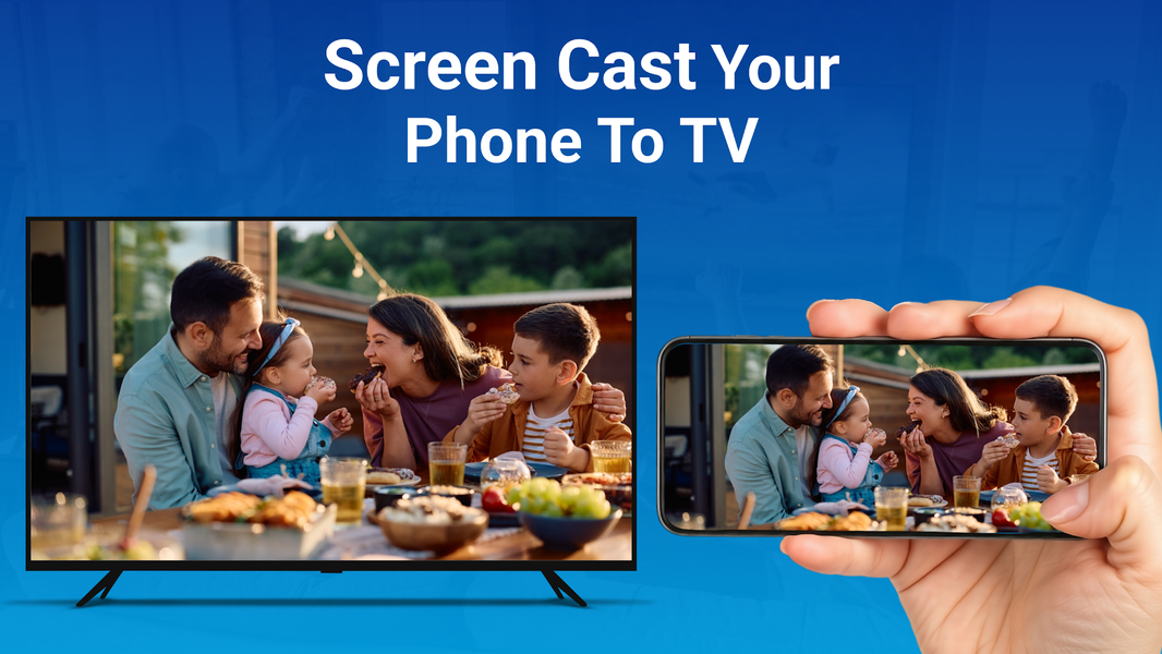 Cast to TV - Screen Mirroring - عکس برنامه موبایلی اندروید