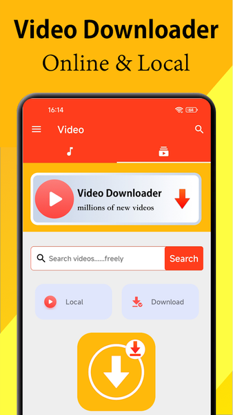 Download Video, Music - Player - عکس برنامه موبایلی اندروید