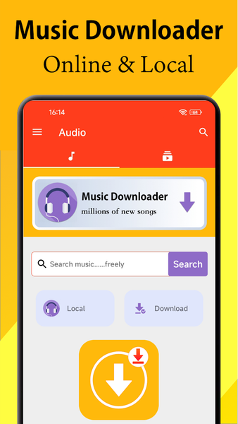 Download Video, Music - Player - عکس برنامه موبایلی اندروید