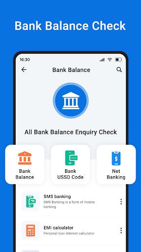 Bank Account Balance Check - عکس برنامه موبایلی اندروید