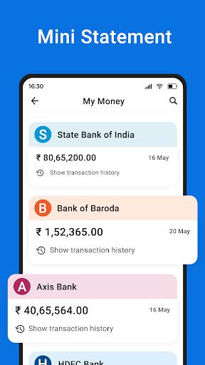 Bank Account Balance Check - Image screenshot of android app