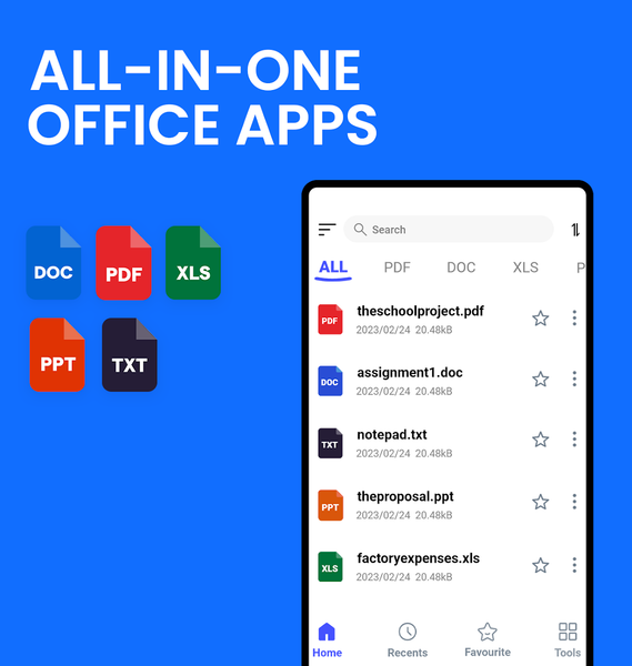 Docx Reader & Word Office - عکس برنامه موبایلی اندروید