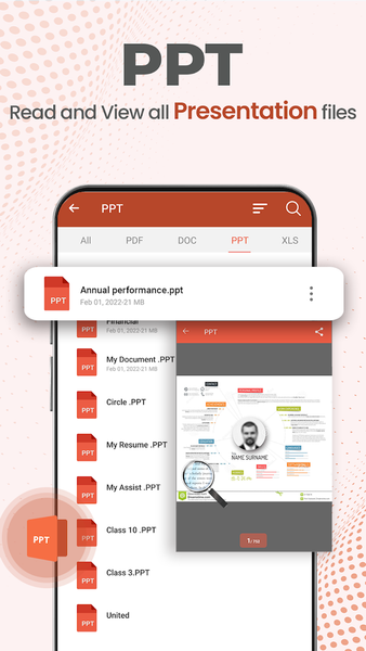 Document Reader PDF Reader - عکس برنامه موبایلی اندروید