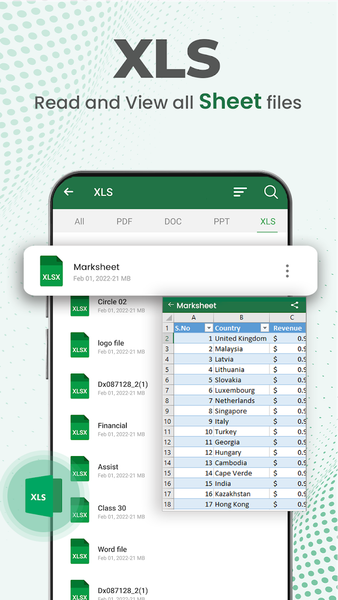 Document Reader PDF Reader - عکس برنامه موبایلی اندروید