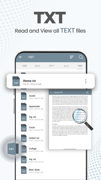 Document Reader PDF Reader - عکس برنامه موبایلی اندروید