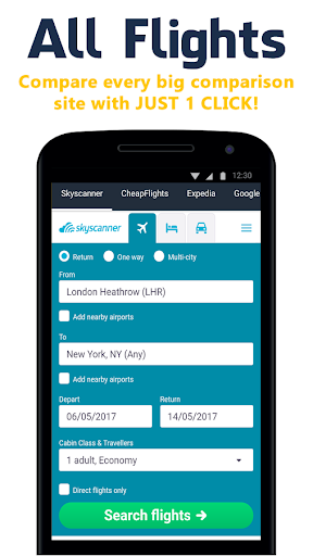 All Flight Tickets Booking app - Image screenshot of android app