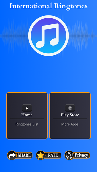 International song ringtone - Image screenshot of android app