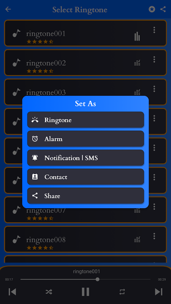 International song ringtone - Image screenshot of android app