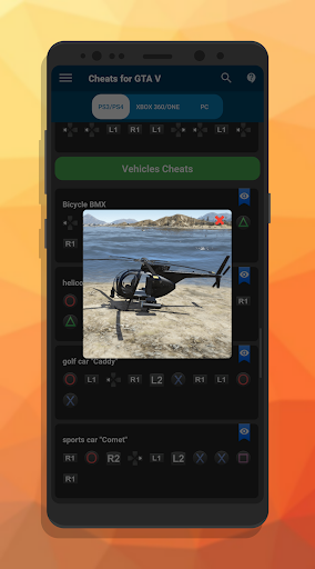 Cheats for all GTA - عکس برنامه موبایلی اندروید