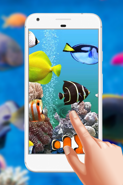 Aquarium Magic Touch Live Wallpaper - عکس برنامه موبایلی اندروید