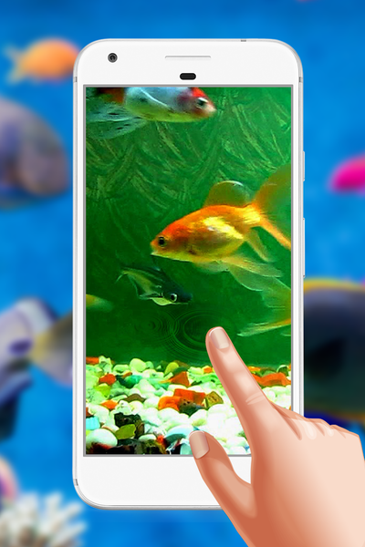 Aquarium Magic Touch Live Wallpaper - Image screenshot of android app