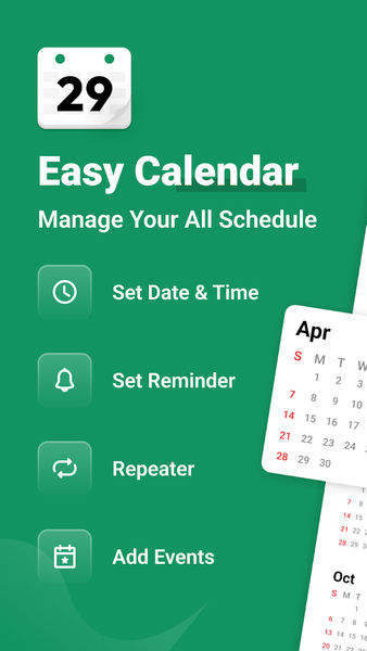 Calendar - Image screenshot of android app