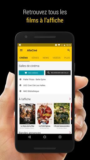 Allociné, les films au cinéma - Image screenshot of android app