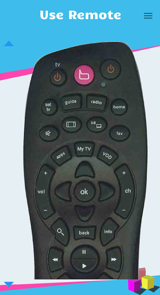 Remote Control for Astro Njoi - Image screenshot of android app