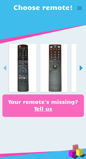 Remote control for HP TV - Image screenshot of android app