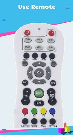 Remote control for Starsat TV - Image screenshot of android app