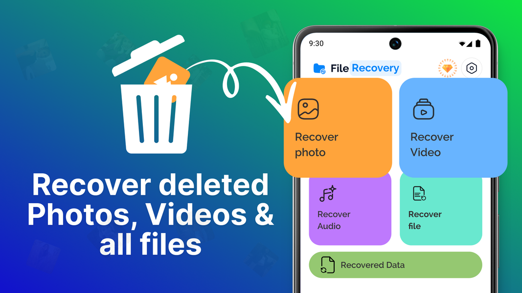 All Recovery: Photos & Videos - عکس برنامه موبایلی اندروید