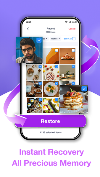 BackUp: File & Photo Recovery - عکس برنامه موبایلی اندروید