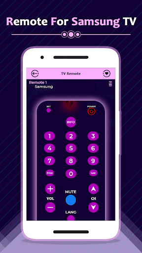 Remote Control for Samsung TV - Sam TV All Remotes - Image screenshot of android app
