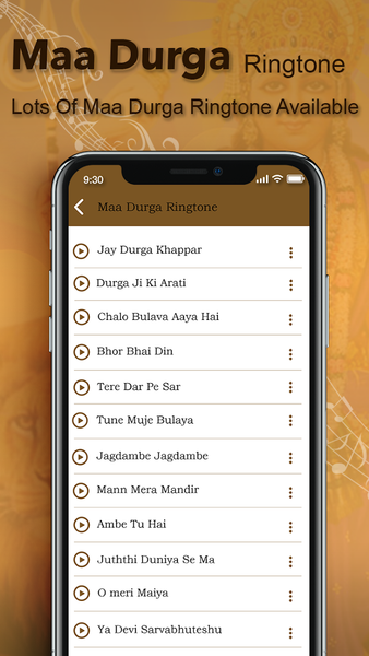 Maa Durga Ringtone - Image screenshot of android app