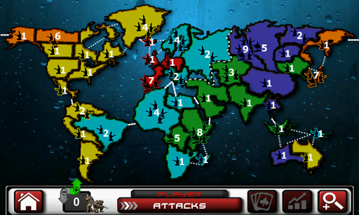 Rise Wars (strategy & risk) - Gameplay image of android game