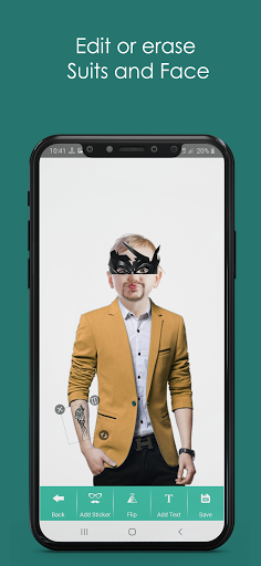 Man Casual Suit Photo - Image screenshot of android app