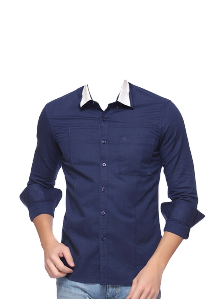 Man Casual Shirt Photo Suit - Image screenshot of android app