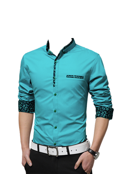 Man Casual Shirt Photo Suit - Image screenshot of android app