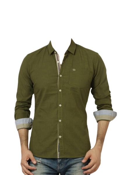 Man Casual Shirt Photo Suit - Image screenshot of android app