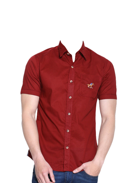 Man Casual Shirt Photo Suit - Image screenshot of android app