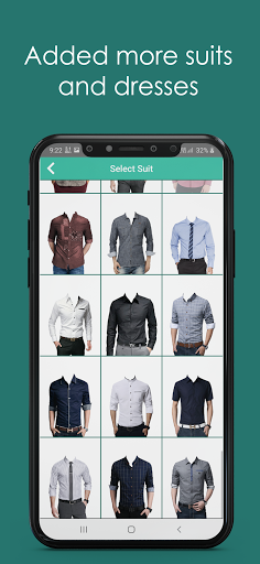 Men Formal Shirt Photo Editor - Image screenshot of android app