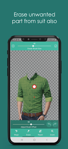 Men Formal Shirt Photo Editor - Image screenshot of android app