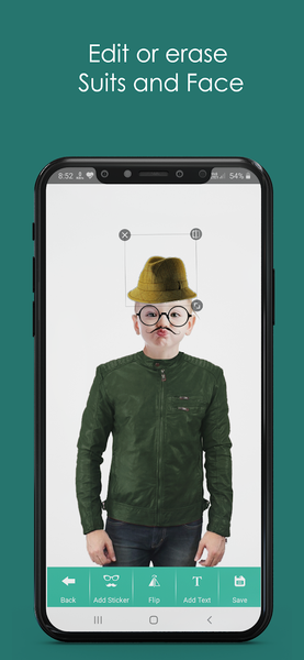 Man Jacket Photo Suit - Image screenshot of android app