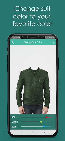 Man Jacket Photo Suit - Image screenshot of android app