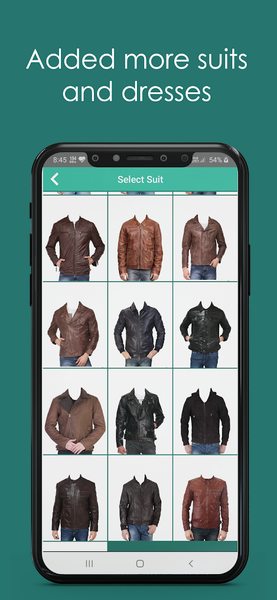 Man Jacket Photo Suit - Image screenshot of android app