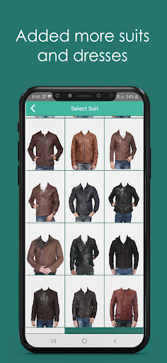 Man Leather Jacket Photo Suit - عکس برنامه موبایلی اندروید