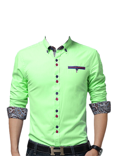 Man Pro Shirt Photo Suit - Image screenshot of android app
