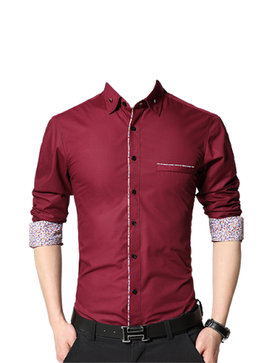 Man Shirt Photo Suit - Image screenshot of android app