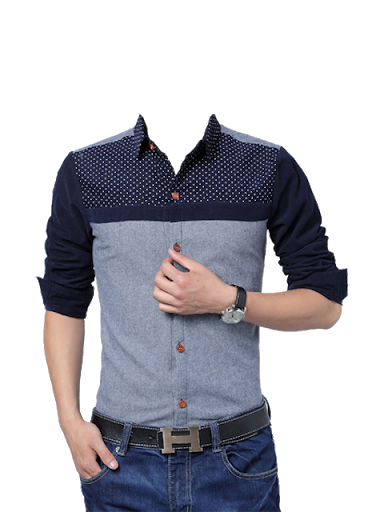 Man Shirt Photo Suit - Image screenshot of android app