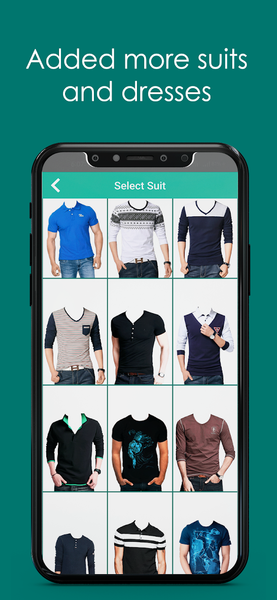 Man T-shirt Photo Suit - عکس برنامه موبایلی اندروید