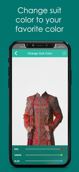 Men Sherwani Photo Editor - Image screenshot of android app