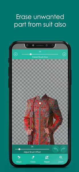 Men Sherwani Photo Editor - Image screenshot of android app