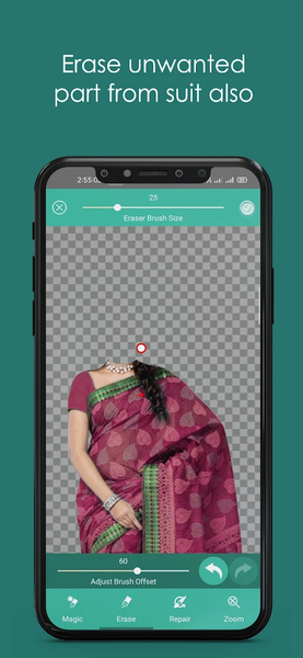 Women Saree Photo Editor - Image screenshot of android app