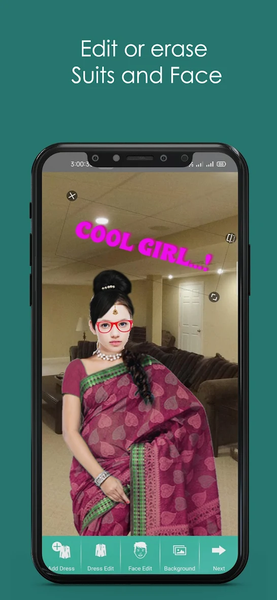 Women Saree Photo Editor - Image screenshot of android app