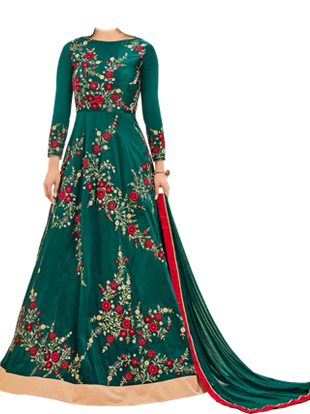 Anarkali Dress Photo Suit - Image screenshot of android app
