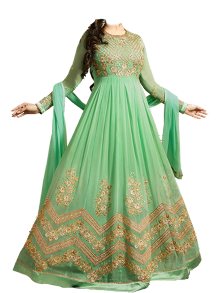 Anarkali Dress Photo Suit - Image screenshot of android app
