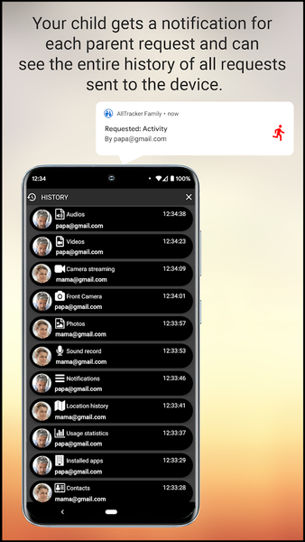 AllTracker Parental Control - Image screenshot of android app