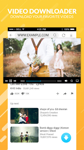 mp4 video downloader - Image screenshot of android app
