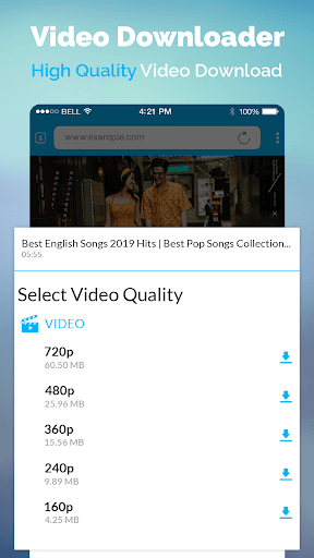 mp4 video downloader - Image screenshot of android app