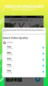 mp4 video downloader - All video downloader - عکس برنامه موبایلی اندروید